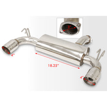 Load image into Gallery viewer, Mitsubishi Lancer Evo X 2008-2015 Dual Tip Stainless Steel Catback Exhaust System (Piping: 3.0" / 76mm | Tip: 4.0")