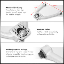 Load image into Gallery viewer, Nissan 350Z 2003-2009 / Infiniti G35 2003-2007 Front Upper Control Arms Camber Kit Silver