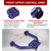 Load image into Gallery viewer, Lexus IS300 2001-2005 Front Upper & Rear Upper Tubular Control Arms Camber Kit Blue