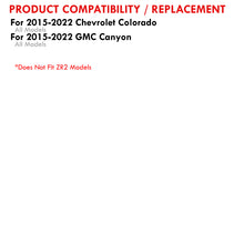 Load image into Gallery viewer, Chevrolet Colorado 2015-2022 / GMC Canyon 2015-2022 2-4" Lift Front Upper Tubular Control Arms Silver