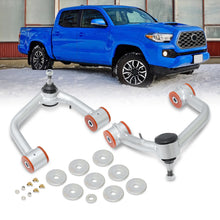 Load image into Gallery viewer, Toyota Tacoma 6-Lug 2005-2023 2-4" Lift Front Upper Tubular Control Arms Silver