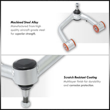 Load image into Gallery viewer, Toyota Tacoma 6-Lug 2005-2023 2-4" Lift Front Upper Tubular Control Arms Silver