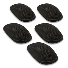 Load image into Gallery viewer, Dodge Ram 1500 2500 3500 2003-2018 / 4500 5500 2011-2018 5 Piece Front Amber LED Cab Roof Clearance Lights Smoke Len (Models With Factory Roof Lights)