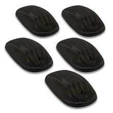 Load image into Gallery viewer, Dodge Ram 1500 2500 3500 2003-2018 / 4500 5500 2011-2018 5 Piece Front White LED Cab Roof Clearance Lights Smoke Len (Models With Factory Roof Lights)