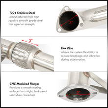 Load image into Gallery viewer, Nissan 240SX S13 S14 1989-1998 3" Downpipe