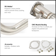 Load image into Gallery viewer, Nissan 240SX S13 S14 1989-1998 3" Downpipe
