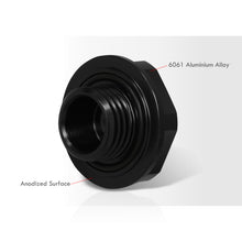Load image into Gallery viewer, Acura/Honda Aluminum Round Circle Hole Style Oil Cap Black