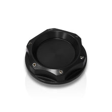 Load image into Gallery viewer, Mitsubishi Aluminum Round Circle Hole Style Oil Cap Black
