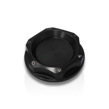 Load image into Gallery viewer, Mitsubishi Aluminum Round Circle Hole Style Oil Cap Black