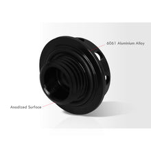 Load image into Gallery viewer, Acura/Honda Aluminum Round Circle Hole Style Oil Cap Black
