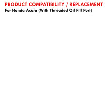 Load image into Gallery viewer, Acura/Honda Aluminum Round Circle Hole Style Oil Cap Black