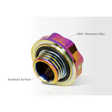 Load image into Gallery viewer, Acura/Honda Aluminum Octogon Screw Style Oil Cap Neo Chrome