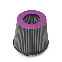 Load image into Gallery viewer, Universal 3.875" Air Filter Purple Top / White Body / Purple Bottom