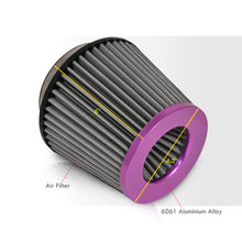 Load image into Gallery viewer, Universal 3.875" Air Filter Purple Top / White Body / Purple Bottom
