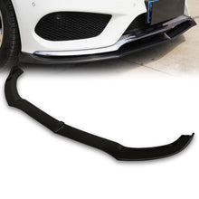 Load image into Gallery viewer, Mercedes Benz C-Class 2015-2018 3-Piece Style Front Bumper Lip Gloss Black