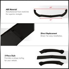 Load image into Gallery viewer, Mercedes Benz C-Class 2015-2018 3-Piece Style Front Bumper Lip Gloss Black