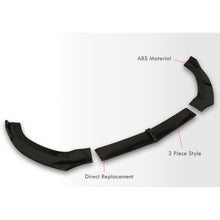 Load image into Gallery viewer, Mercedes Benz C-Class 2015-2018 3-Piece Style Front Bumper Lip Gloss Black