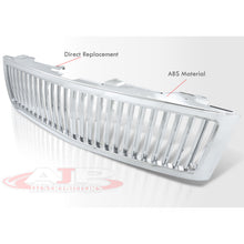 Load image into Gallery viewer, Chevy Silverado 07-2013 Vertical Style Front Grille Chrome