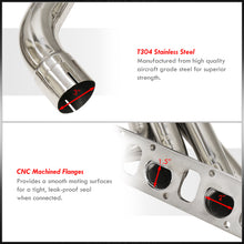 Load image into Gallery viewer, Chrysler 300C SRT-8 2005-2010 / 300 SRT-8 2012 / Dodge Challenger SRT-8 2009-2012 / Charger SRT-8 2006-2010 / Magnum SRT-8 2006-2008 V8 6.1L Stainless Steel Long Tube Exhaust Header