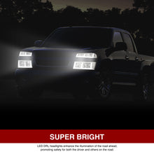 Load image into Gallery viewer, Chevrolet Colorado 2004-2012 LED DRL Bar Factory Style Headlights + Bumpers Chrome Housing Clear Len Clear Reflector