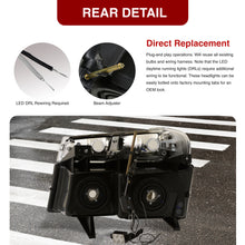 Load image into Gallery viewer, Chevrolet Colorado 2004-2012 LED DRL Bar Factory Style Headlights + Bumpers Chrome Housing Clear Len Clear Reflector