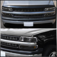 Load image into Gallery viewer, Chevrolet Silverado 1999-2002 / Suburban Tahoe 2000-2006 Factory Style Headlights + Bumpers Black Housing Clear Len Amber Reflector (All Black Bumpers)