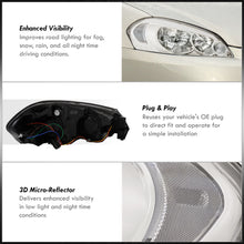 Load image into Gallery viewer, Chevrolet Impala 2006-2013 LED DRL Bar Factory Style Headlights Chrome Housing Clear Len Clear Reflector