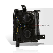 Load image into Gallery viewer, Chevrolet Silverado 1500 2014-2015 Factory Style Headlights Chrome Housing Clear Len Amber Reflector (Will Not Fit 2500 & HD Models)