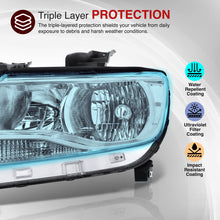 Load image into Gallery viewer, 2015-2020 Chevy Colorado 4-Door Extra Cab | Crew Cab Models Compatible w/ Factory Halogen Headlight Models Only Chrome Housing Clear Lens Reflector