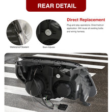 Load image into Gallery viewer, 2010-2015 Chevrolet Equinox Halogen Headlights w/ Projector Beam Chrome Housing Clear Lens Reflector