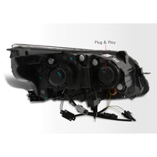 Load image into Gallery viewer, Chevrolet Malibu 2013-2015 Halo LED DRL Bar Projector Headlights Black Housing Clear Len Clear Reflector (Halogen Models Only)