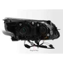 Load image into Gallery viewer, Chevrolet Malibu 2013-2015 Halo LED DRL Bar Projector Headlights Chrome Housing Clear Len Clear Reflector (Halogen Models Only)