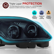Load image into Gallery viewer, Chevrolet Corvette C5 1997-2004 Dual Projector Headlights Black Housing Clear Lens Clear Reflector