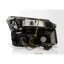 Load image into Gallery viewer, Chevrolet Avalanche (Plastic Body Cladding Models Only) 2002-2006 Sequential LED DRL Bar Projector Headlights + Bumpers Chrome Housing Smoke Len Clear Reflector