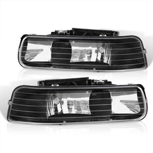 Load image into Gallery viewer, Chevrolet Silverado 1999-2002 / Suburban Tahoe 2000-2006 Factory Style Headlights Black Housing Clear Len Clear Reflector