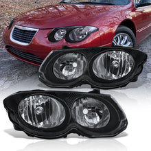 Load image into Gallery viewer, CHRYSLER 300M 99-04 Head Lamp Assembly Base w/o Leveling Black Housing Clear Lens Reflector