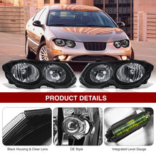 Load image into Gallery viewer, CHRYSLER 300M 99-04 Head Lamp Assembly Base w/o Leveling Black Housing Clear Lens Reflector