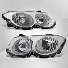 Load image into Gallery viewer, CHRYSLER 300M 99-04 Head Lamp Assembly Base w/o Leveling Chrome Housing Clear Lens Reflector