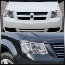 Load image into Gallery viewer, Dodge Grand Caravan 2008-2010 Factory Style Headlights Chrome Housing Clear Len Clear Reflector