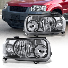 Load image into Gallery viewer, Ford Escape 2005-2007 Headlight Chrome Housing Clear Lens Reflector