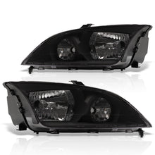 Load image into Gallery viewer, Ford Focus 2005-2007 Factory Style Headlights Black Housing Clear Len Clear Reflector