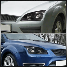 Load image into Gallery viewer, Ford Focus 2005-2007 Factory Style Headlights Black Housing Clear Len Clear Reflector