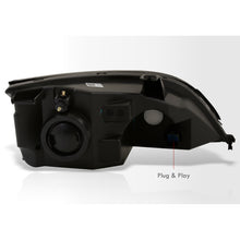 Load image into Gallery viewer, Ford Focus 2005-2007 Factory Style Headlights Black Housing Clear Len Clear Reflector