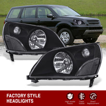 Load image into Gallery viewer, HONDA Pilot 2003-2005 Headlight Black Housing Clear Lens Reflector