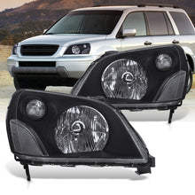 Load image into Gallery viewer, HONDA Pilot 2003-2005 Headlight Black Housing Clear Lens Reflector