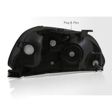 Load image into Gallery viewer, Honda Civic 1996-1998 Factory Style Headlights Chrome Housing Smoke Len Amber Reflector