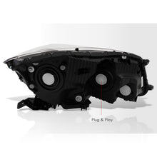 Load image into Gallery viewer, Honda Accord Sedan 2008-2012 Factory Style Headlights Black Housing Clear Len Amber Reflector