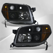 Load image into Gallery viewer, HONDA Pilot 2006-2008 Headlight Black Housing Clear Lens Amber Reflector