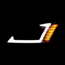 Load image into Gallery viewer, Honda Civic 2001-2003 Sequential LED DRL Bar Factory Style Headlights Black Housing Clear Len Clear Reflector