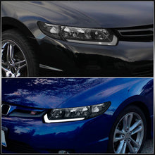 Load image into Gallery viewer, Honda Civic Coupe 2006-2011 Sequential LED DRL Bar Factory Style Headlights Black Housing Clear Len Clear Reflector